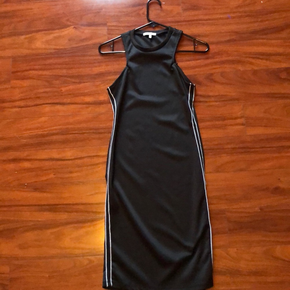 Tight black dress
